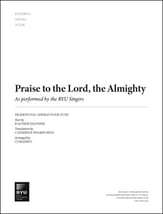 Praise to the Lord, the Almighty SATB choral sheet music cover